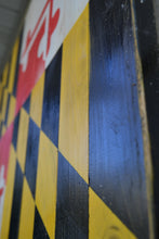 Maryland Flag - Torched Timber