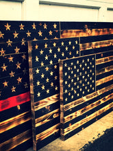 Rustic Wooden Flag- Show - Torched Timber