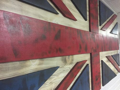 Union Jack Flag - Torched Timber