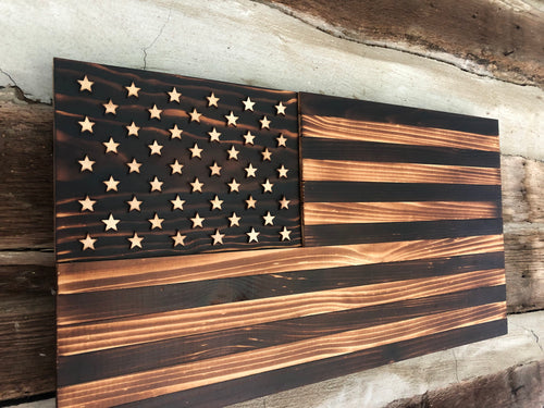 Rustic Wooden Flag